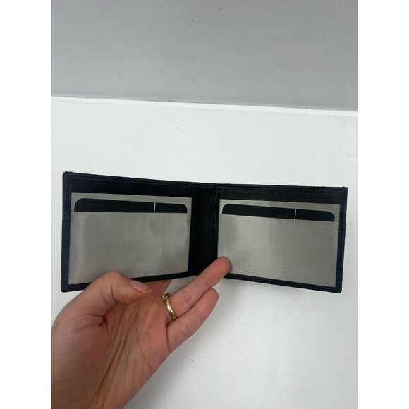 RARE NEW Stewart/Stand Thin Stainless Steel Wallet RFID Blocking Herringbone - Picture 11 of 12